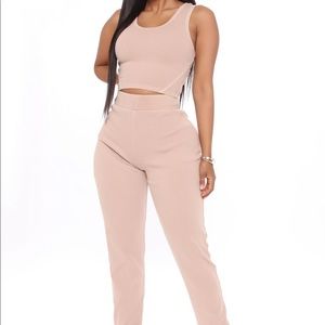 2 piece Ribbed Lounge Set